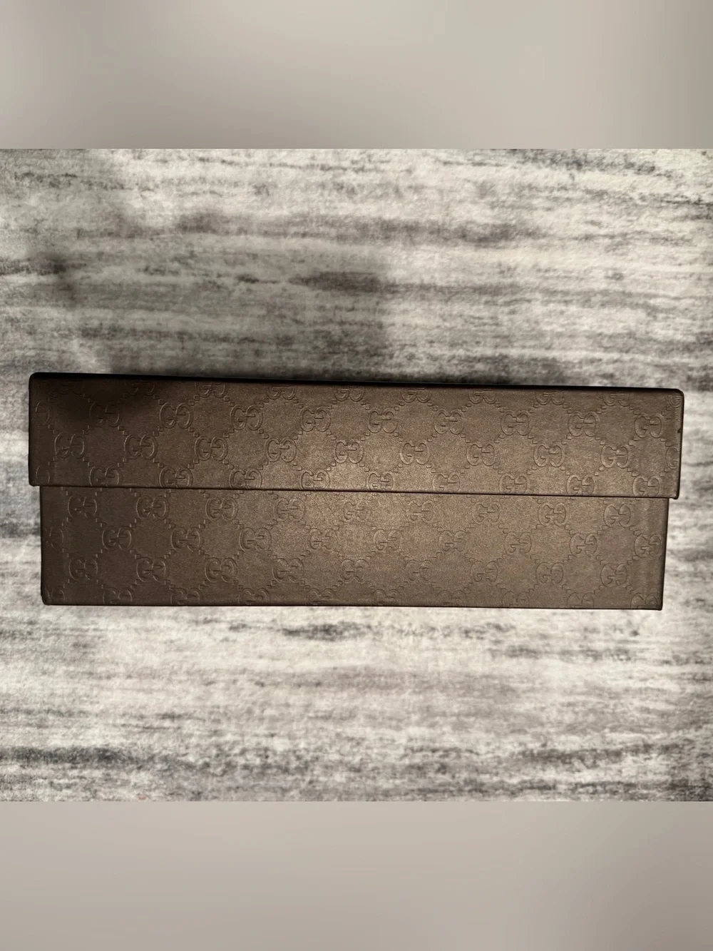 Gucci Brown Box with Gold Logo and Branded Tissue - Picture 6 of 10